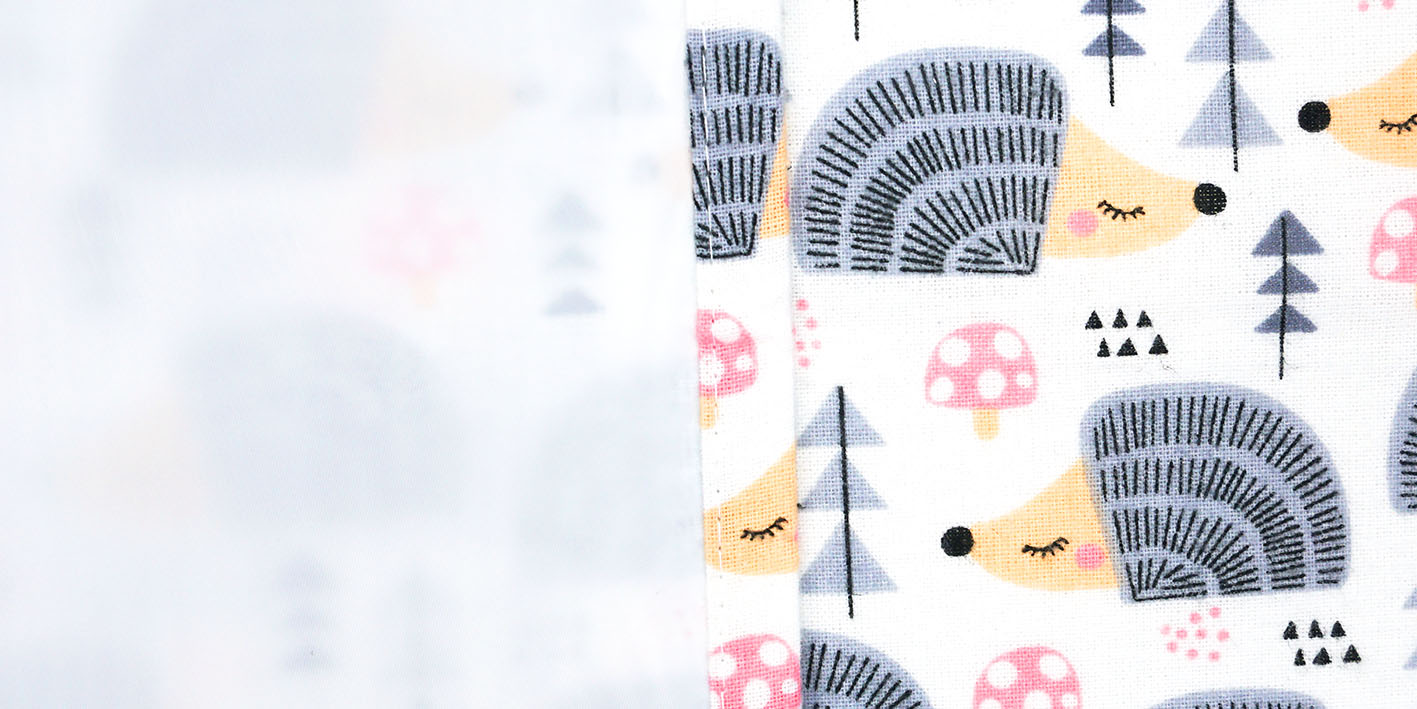 Pieluchocerata flanelowa jeż szary